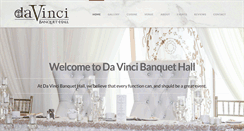 Desktop Screenshot of davincibanquethall.com