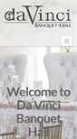 Mobile Screenshot of davincibanquethall.com